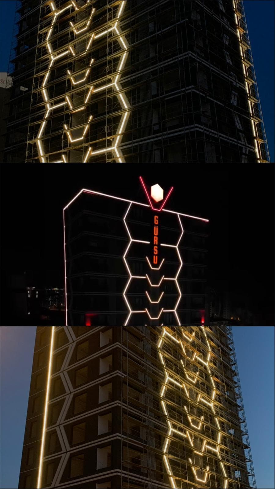 Gürsu Tower Geometrik Cephe - Görsel 1